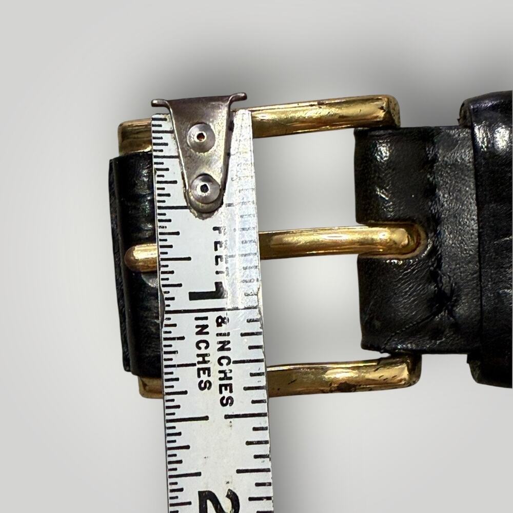 Claudio Orciani Black Leather Belt - Picture 16 of 16